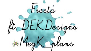 PREPLAN WITH ME | ft. @dekdesignsplanner | FIESTA