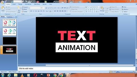 text animation in powerpoint 2007 🔥 how to make text animation in powerpoint 2007 || in hindi