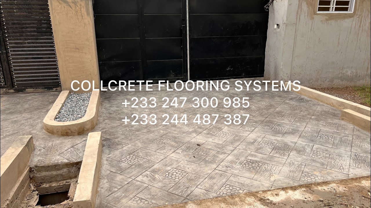 Outdoor Stamped Concrete Floor