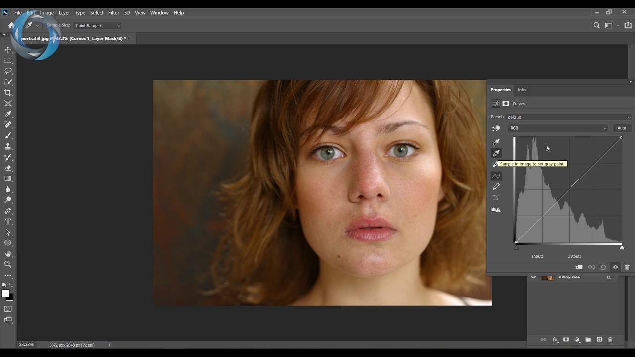 Color Correction St Method Portrait Retouching Using Photoshop