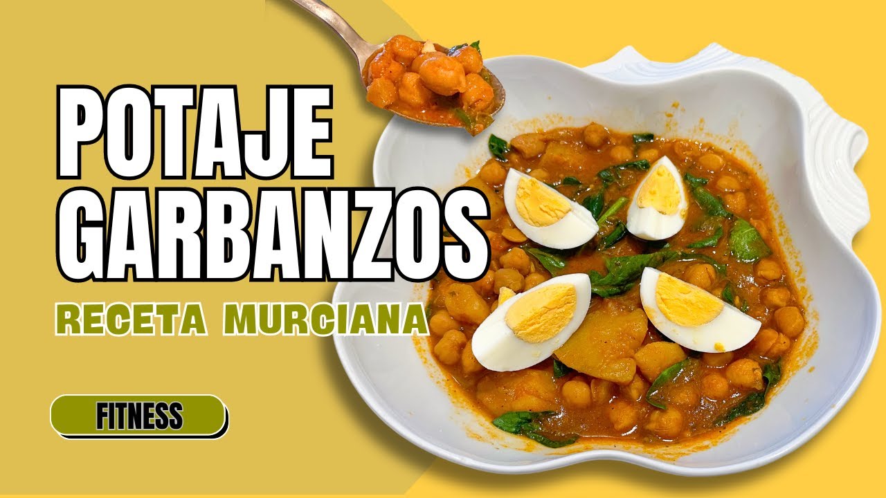 🍲POTAJE DE GARBANZOS MURCIANO FACILÍSIMO