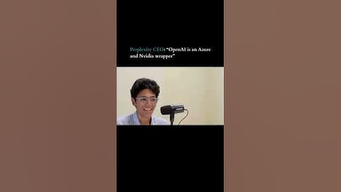 Perplexity CEO Exposes OpenAI as a “Wrapper” | Azure, NVIDIA & AI Reality Check #AI #OpenAI #Nvidia