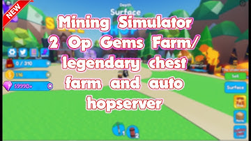 *MIning simulator 2* Script op 2022 Autofarm gems And auto farm legendary chest