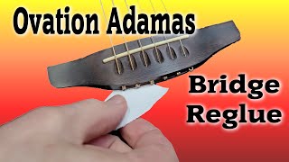 Adamas Bridge Re-glue / Repair- How I do it