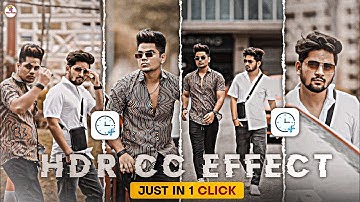 HDR + CC Effect Video Editing 🔥 | Hdr Cc Effect Only In 1 Click | Timecut - The Techi