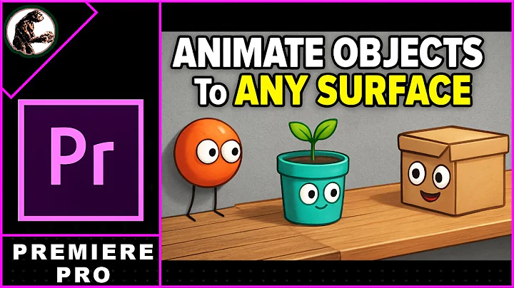 How To ANIMATE OBJECTS To ANY SURFACE In Premiere Pro