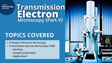 Transmission Electron Microscopy (TEM) - Learn Microbiology with Me - Dr. Deepika Malik (Ph.D.)