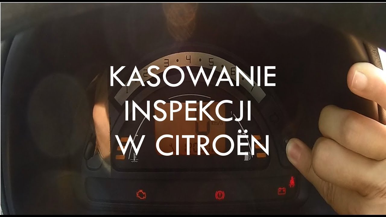 Kasowanie Inspekcji W Citroën C3 - Youtube