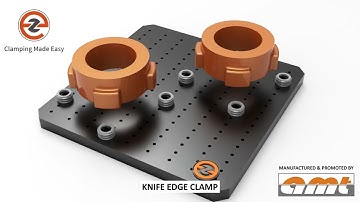 Knife Edge Washer Clamp – Strong Grip for Precision Machining
