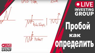 Урок 2. Пробой как определить, и не попасться на ложный выход цены. Урок 2. Пробой как определить, и не попасться на ложный выход цены.