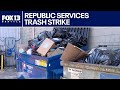 Garbage piles up as Republic Services trash strike continues