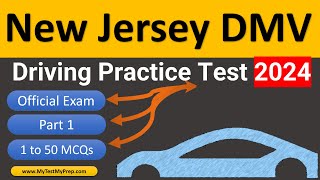 2024 NJ Drivers Permit Practice Test:  50 Questions & Answers!