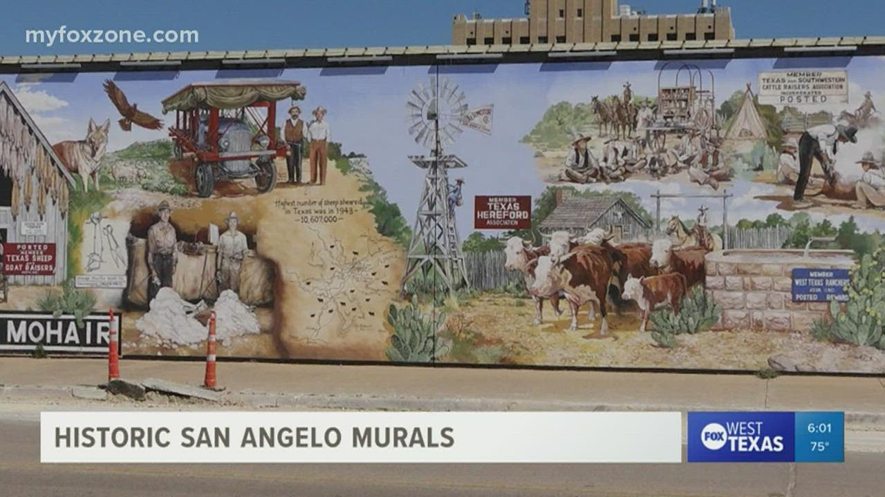 The historic legacy behind the murals in downtown San Angelo