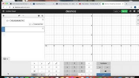 Histogram on desmos