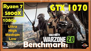 Call of Duty Warzone 2 GTX 1070 - 1080p - All Settings | Performance Benchmarks