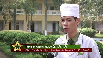 Điển hình tiên tiến trong phong trào Lao động sáng tạo. Đ/c Nguyễn Văn Hải - Bệnh viện quân y 5 QK3