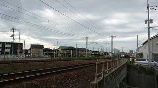EF210-132(列番不明) 水島臨海鉄道 キハ38-104+キハ37-103 15レ 老松町付近同時通過