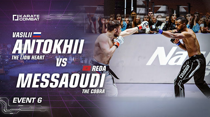 Full Fight: Vasilii Antokhii vs Reda Messaoudi - Karate Combat S03E06