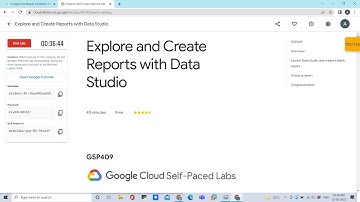 Explore and Create Reports with Data Studio #qwiklabs #googlecloudplatform  #gcp #quests
