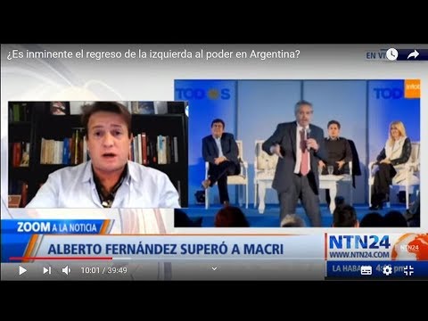 ¿Regresa la izquierda en Argentina? debate de Nicolás Márquez en NTN24