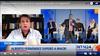 ¿Regresa la izquierda en Argentina? debate de Nicolás Márquez en NTN24