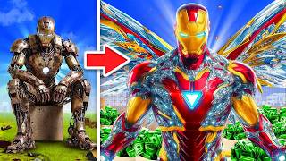 UPGRADING $1 To $1,000,000,000 IRONMAN In GTA 5!