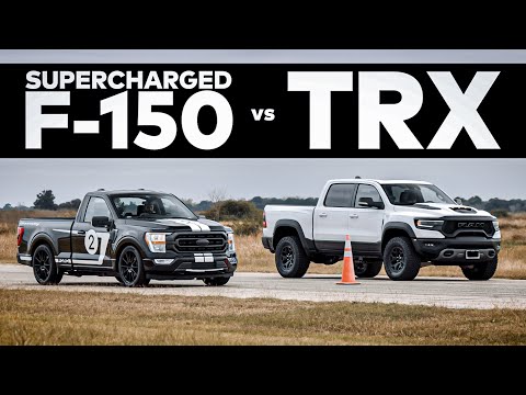RAM TRX vs Supercharged F-150 DRAG RACE! // VENOM 775 by HENNESSEY
