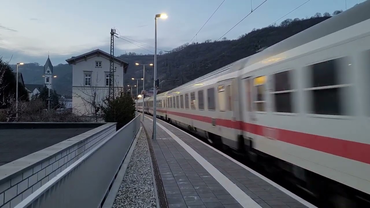 IC- und ICE Zügen fahren vermehrt auf der rechten Rheinseite