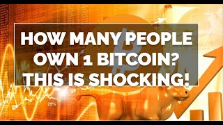 How Many People Own 1 Bitcoin THIS IS SHOCKING! #crypto #bitcoinpriceprediction #xepprice