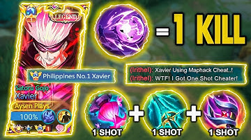 XAVIER 1 ULTI SKILL = 1 KILL DELETE!!!CHEAT OR NOT? 😱 | XAVIER BEST BUILD 2025!
