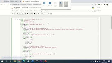 pembuatan quiz menggunakan bahasa pemrograman python || UTS DasPro