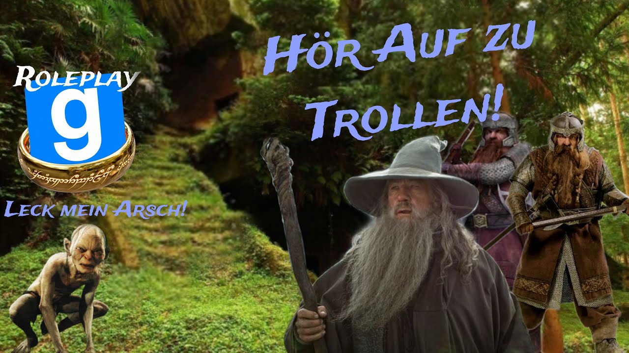 Eine Unbekannte Glatze! -  Garry's Mod Der Herr Der Ringe RP