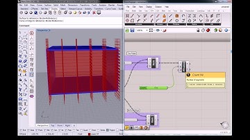 128 - Grasshopper - Herzog & DeMeurons Signal Box Building Facade 2 - Perp Frames Divide Curve