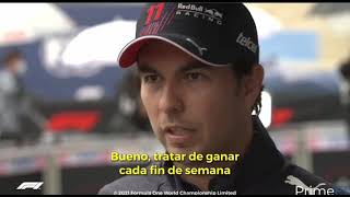 Checo Pérez rumbo al Gran Premio de Rusia 2021