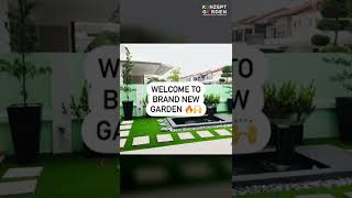 Landscape Design with fish pond and artificial grass | Konzept Garden Landscape Design with fish pond and artificial grass | Konzept Garden