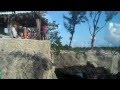Lenika Scott Conquer Fears and Jumps off a 35 Feet Cliff in Negril Jamaica