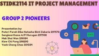GROUP 2 - IT PROJECT MANAGEMENT