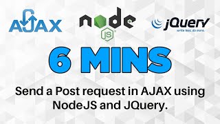 NodeJS. Send a POST request using AJAX in under 6 minutes.