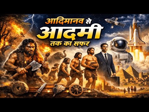 आदिमानव से आदमी तक का सफ़र | Human Evolution Story in Hindi | History ...