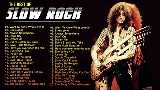 Best Slow Rock Ballads 80&#39;s 90&#39;s - Scorpions, Bon Jovi, Aerosmith, Led Zeppelin, U2, Guns N&#39; Roses