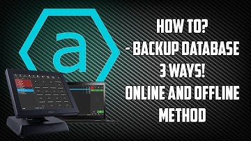 FREE Lifetime POS - How to Backup Database of our POS System 3 Ways -   Aronium