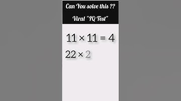 Viral "IQ test" #shorttricks #iqtest #mathematics #iq