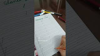Slanting Line/ / / /. .............#likesharecomme #preNursery