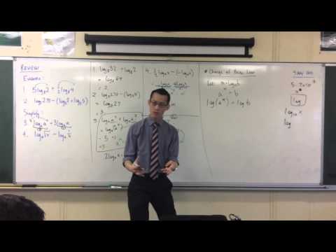 Logarithms Review: (2