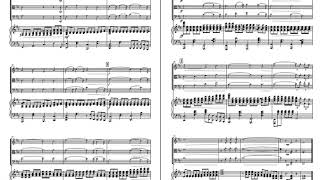 O Holy Night: arrangement for Piano Quartet with sheet music score
