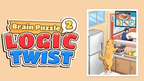 Brain Puzzle 2 Logic Twist Level 1 |Cook Using The Recipe Shown On The Screen| Walkthrough Solution
