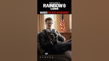 Warden running for US President in R6 Lore!