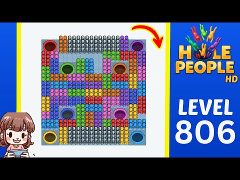 Hole People Level 806 Solution Walkthrough