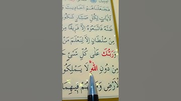 سورة سبأ الأية 21 إلى 22 بصوت سعد الغامدي