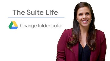 Changing folder color in Google Drive